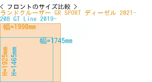 #ランドクルーザー GR SPORT ディーゼル 2021- + 208 GT Line 2019-